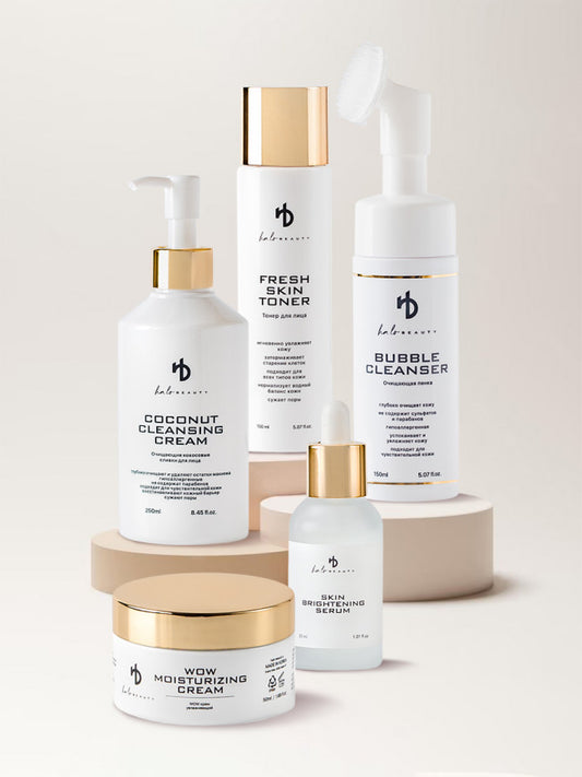 Face care set for dry, normal and combination skin